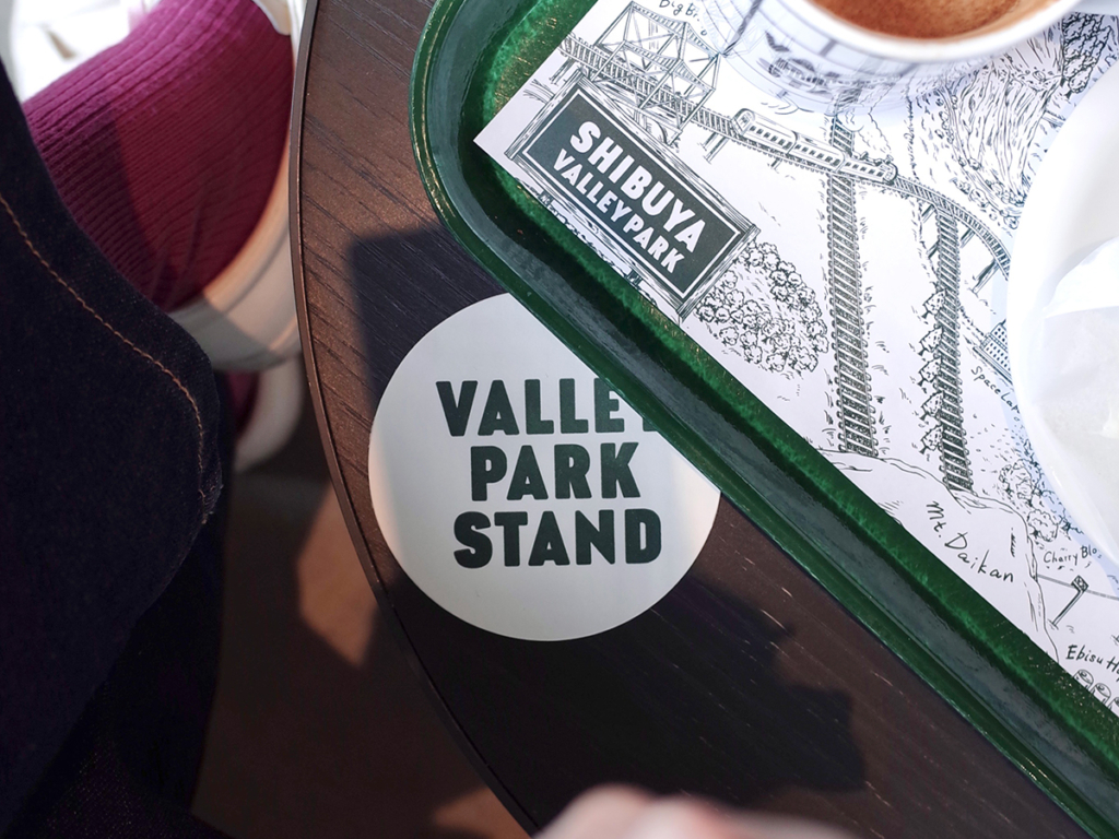 VALLEY PARK STAND ロゴ コースター