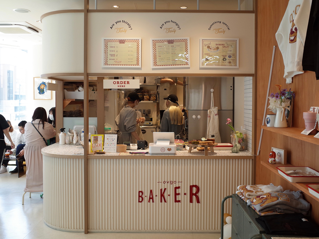 ovgo B.A.K.E.R 店内